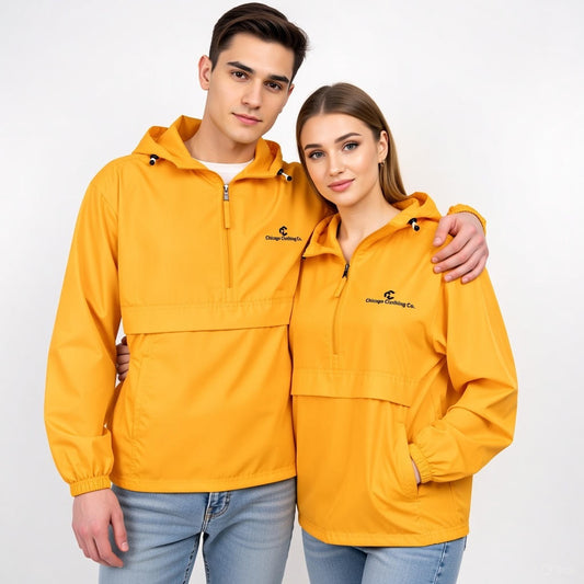 Premium Packable Jacket - Black Chicago Label